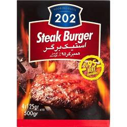 202 همبرگر 95% استیک برگر